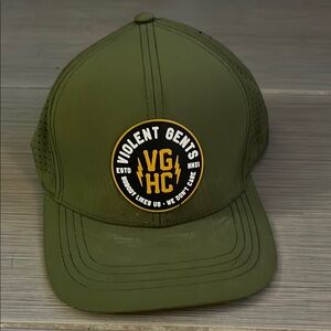 Violent Gents Olive Green Cap used